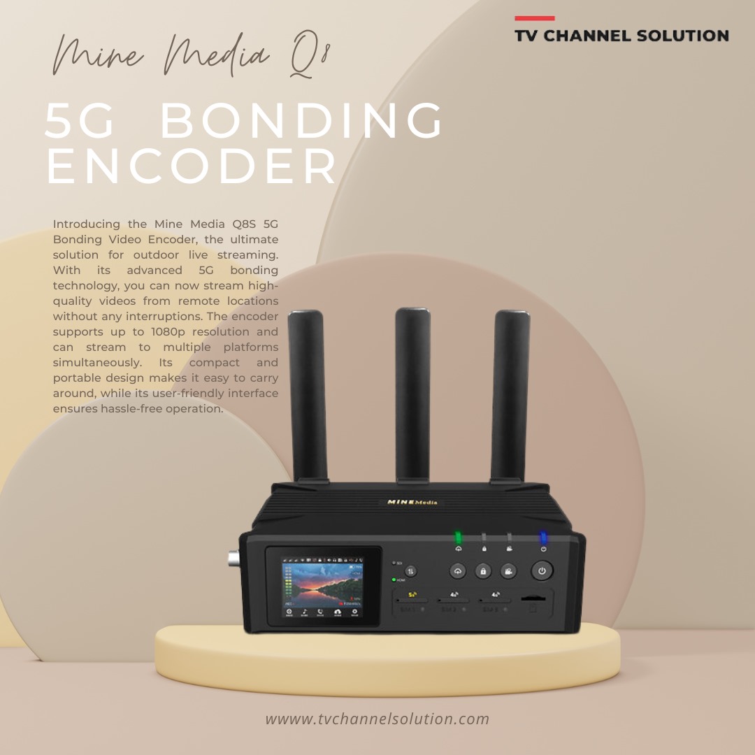 Enhance your outdoor streaming with 5G Bonding Encoder  - Uttar Pradesh - Noida ID1548368