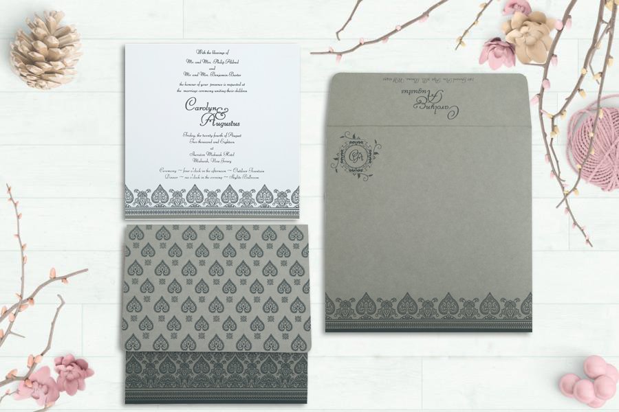 Traditional Hindu Wedding Cards  A Perfect Match - New Jersey - Branchburg ID1592055