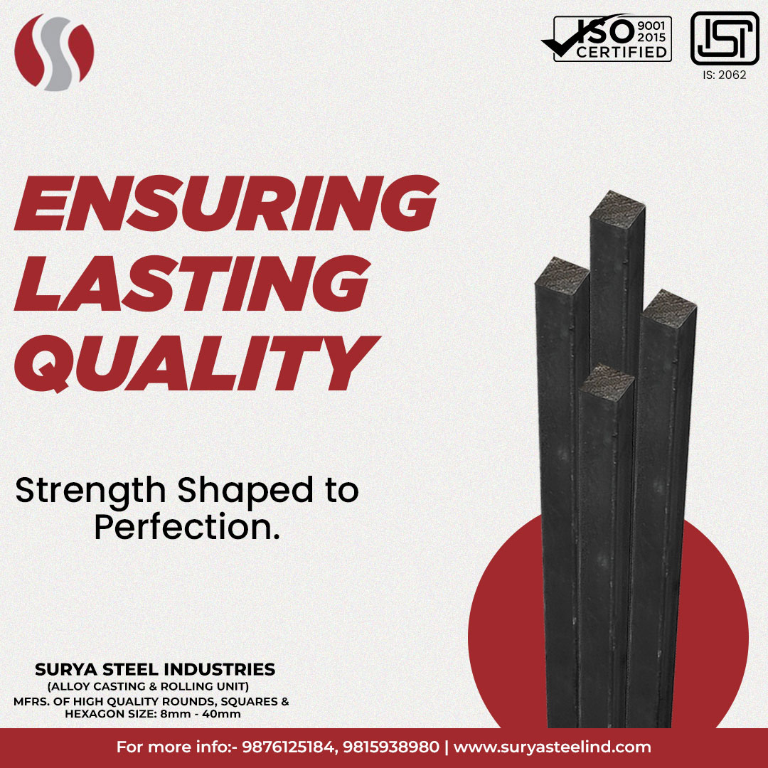 Your Trusted MS Square Bar Manufacturer Precision and Str - Punjab - Patiala ID1585210