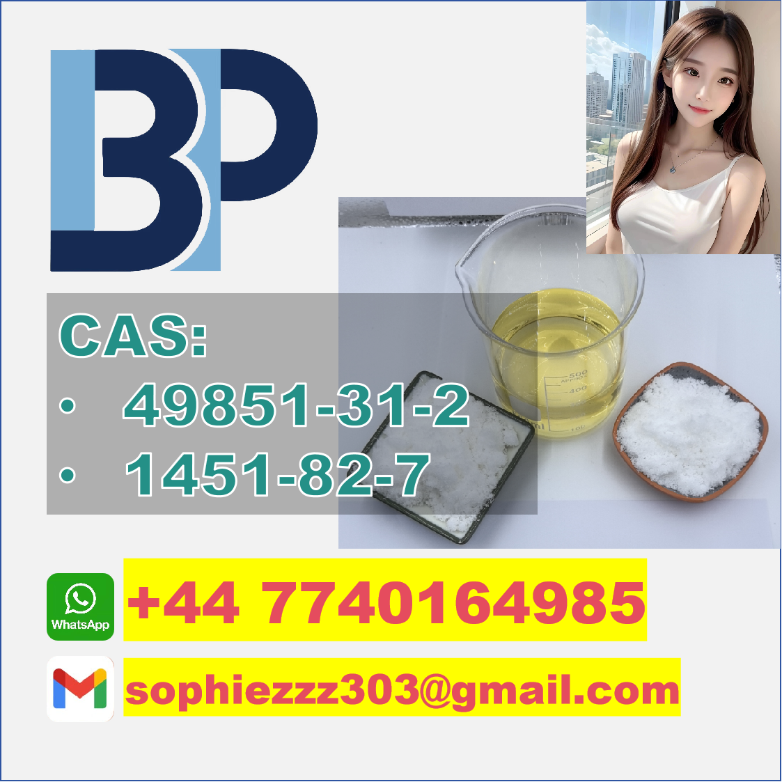 CAS 49851312 BMK PMK Certified Factory Supply - Arunachal Pradesh - Itanagar ID1607586
