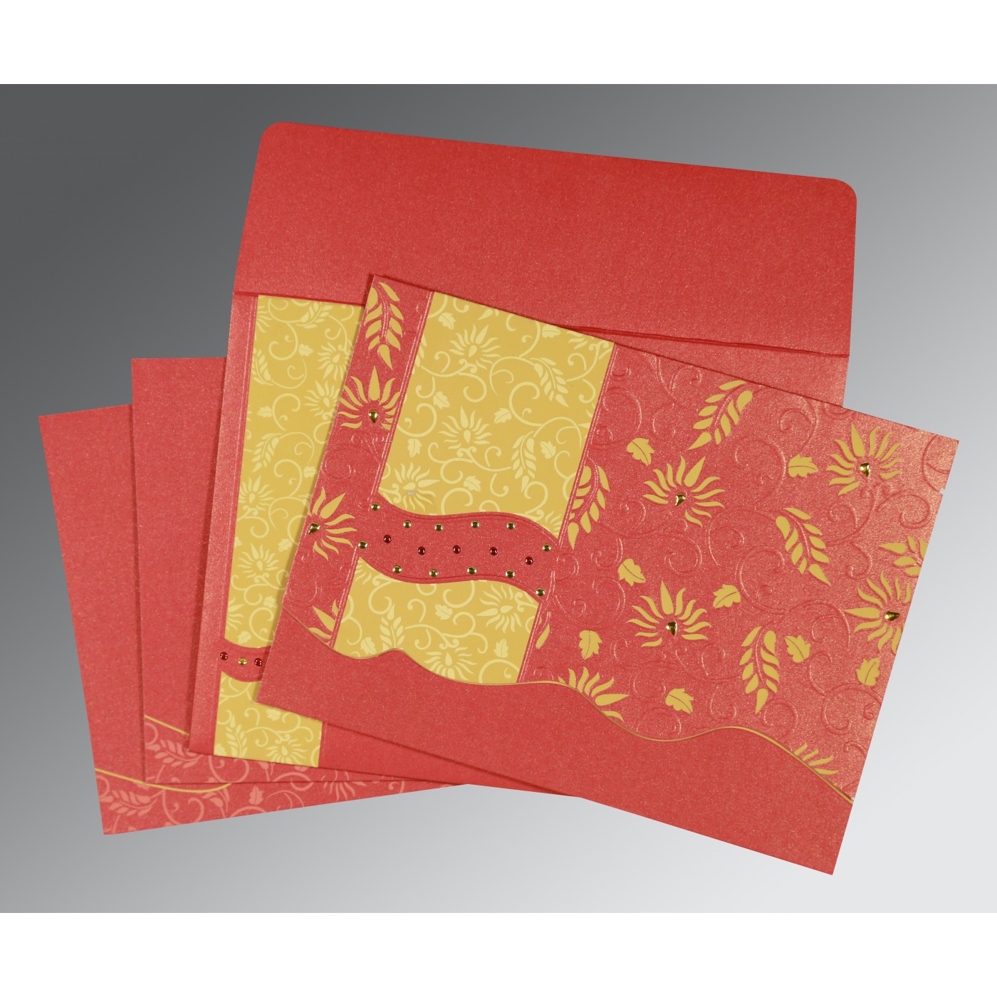 Elegant Embossed Wedding Cards  Save the Date  Floral Embo - North Carolina - Charlotte ID1593623 2