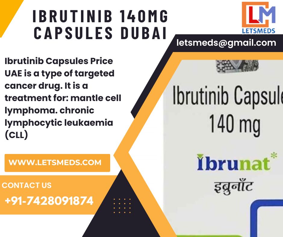 Purchase Ibrutinib 140mg Capsules Price Singapore USA UAE - Gujarat - Ahmedabad ID1520521