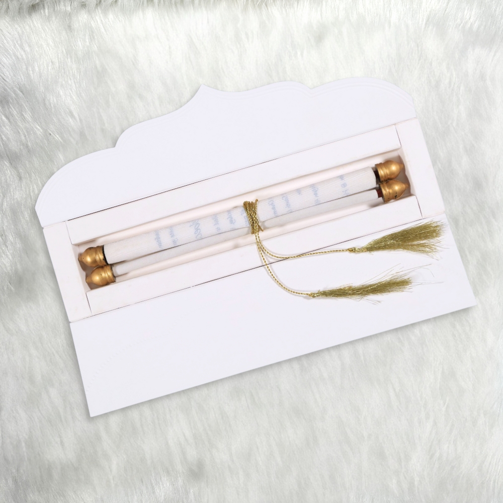 Scroll Wedding Invitations  A Timeless Touch - New Jersey - Jersey City ID1597015 2