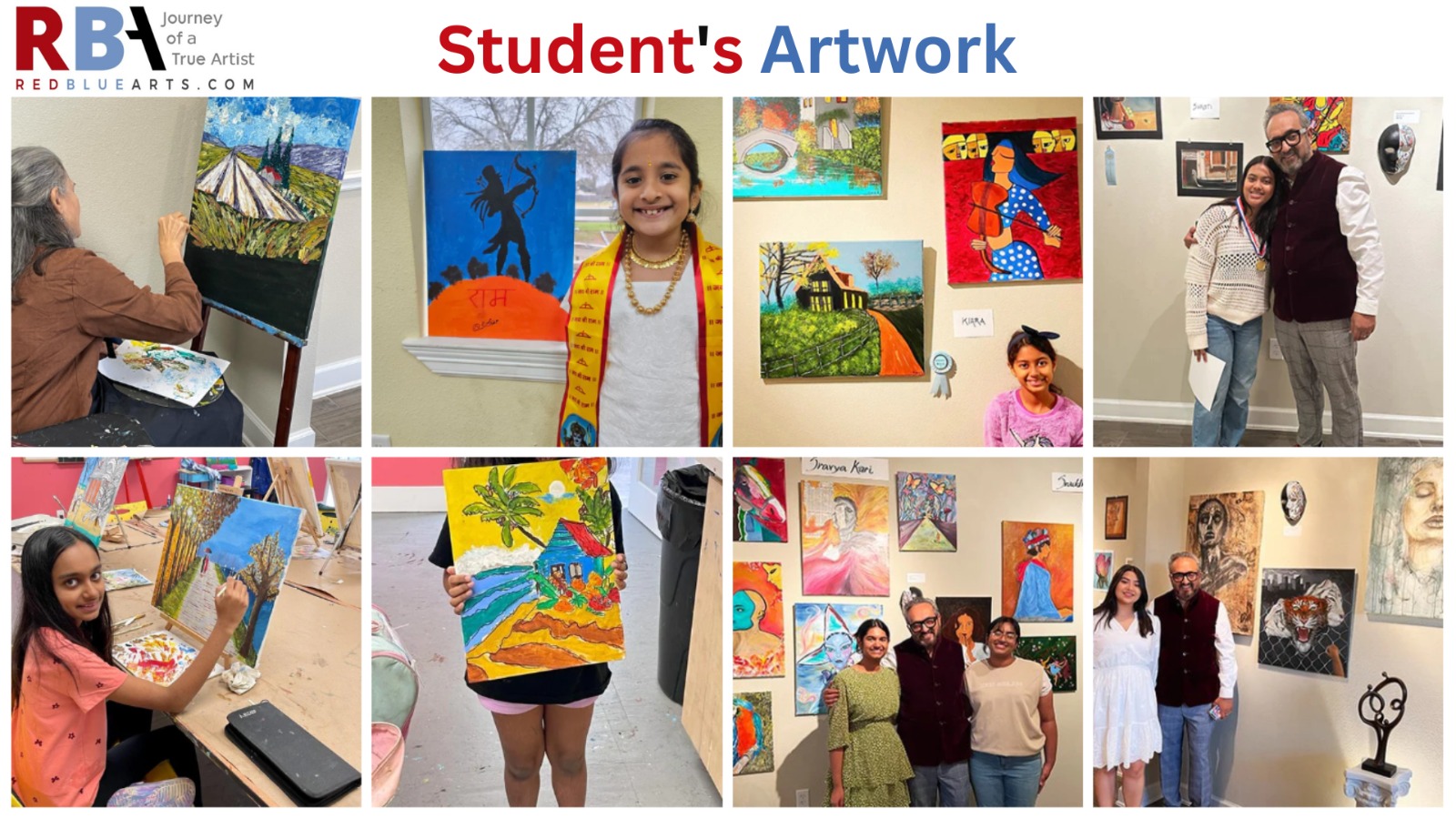 Artworks done by Students in RedBlueArts Academy - Texas - Houston ID1545890