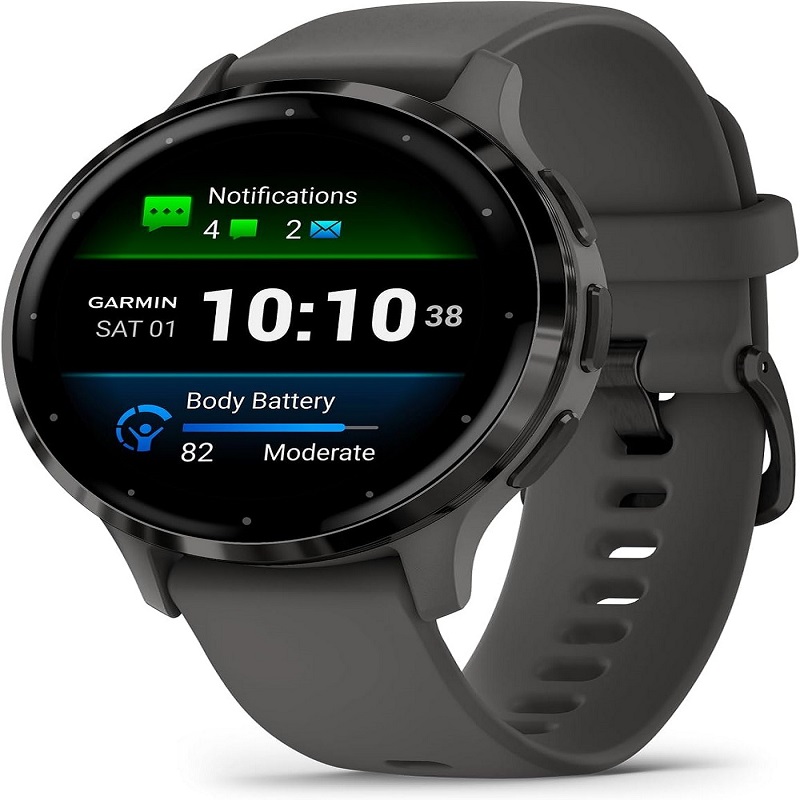 Garmin Venu 3S Slate Stainless Steel Bezel 12Inch AMOLED T - New York - Albany ID1592778