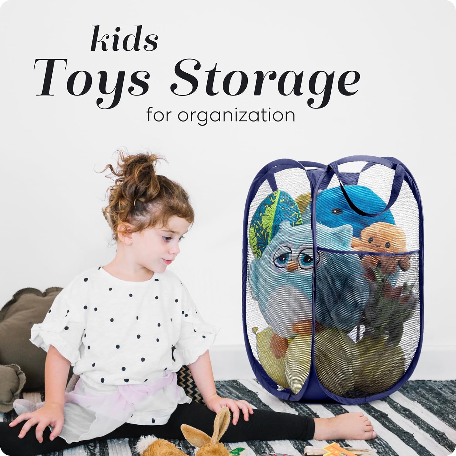 Handy Laundry Collapsible Mesh Pop Up Hamper with Wide Openi - New York - New York ID1607421 3