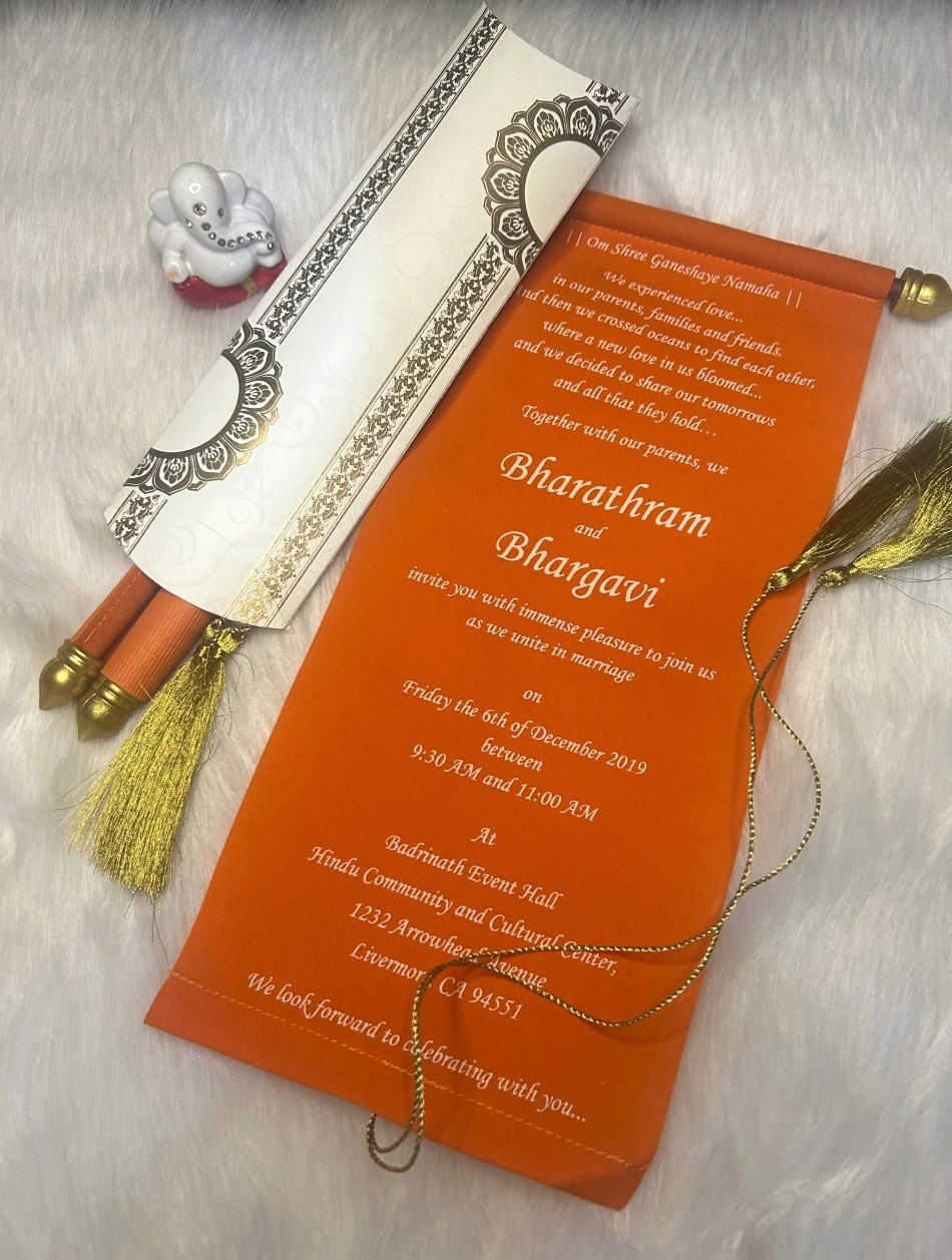 Buy Scroll Wedding Invitations  Personalized  Vintage Styl - California - Los Angeles ID1599092 3