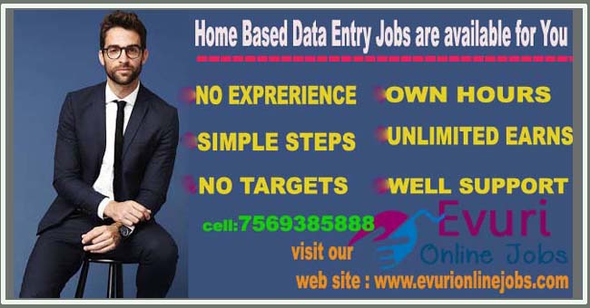 Part Time Home Based Data Entry Typing Jobs  - Andhra Pradesh - Hyderabad ID1590679
