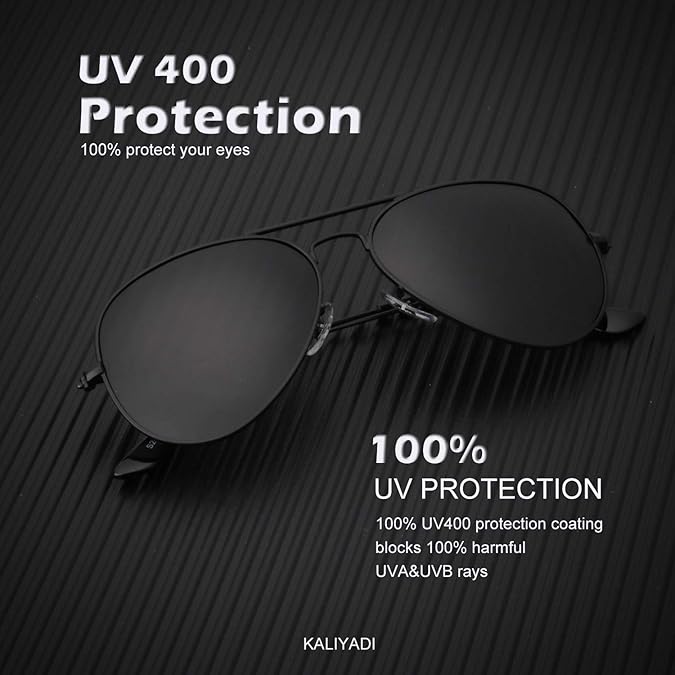 KALIYADI Classic Aviator Sunglasses for Men Women - New York - Albany ID1590550 4