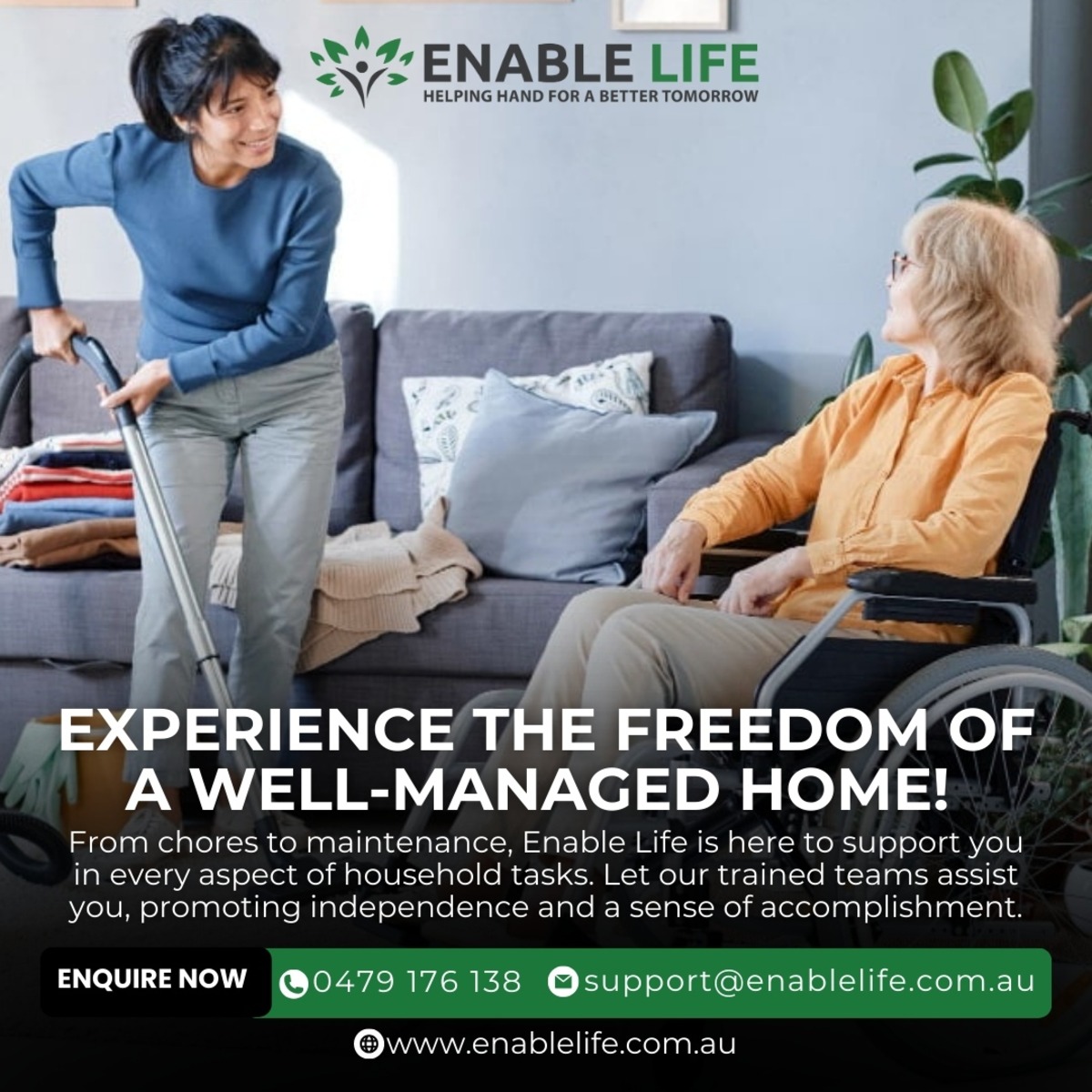 Enable Life Disability Services  Best NDIS Disability Supp - Alabama - Birmingham ID1593557