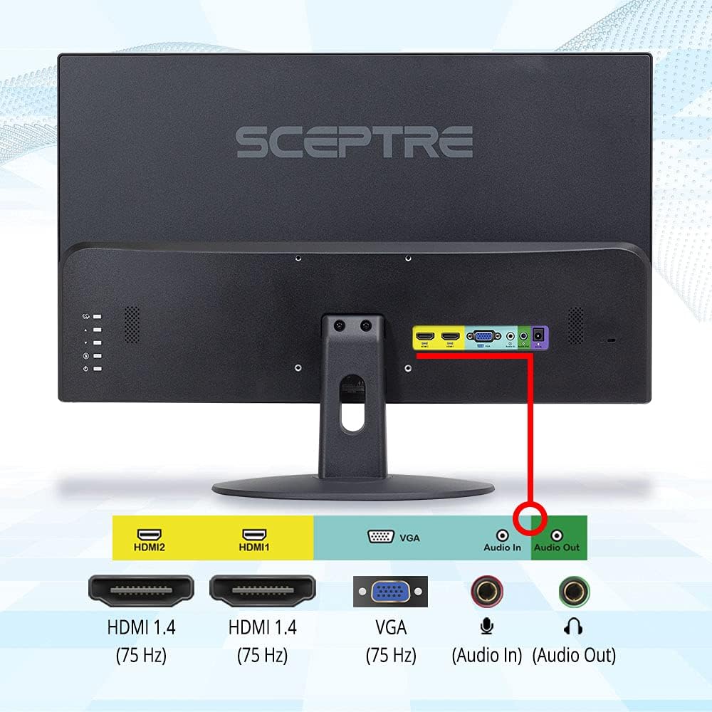 Sceptre 20 1600x900 75Hz Ultra Thin LED Monitor 2x HDMI VGA - Alaska - Anchorage ID1546948 2