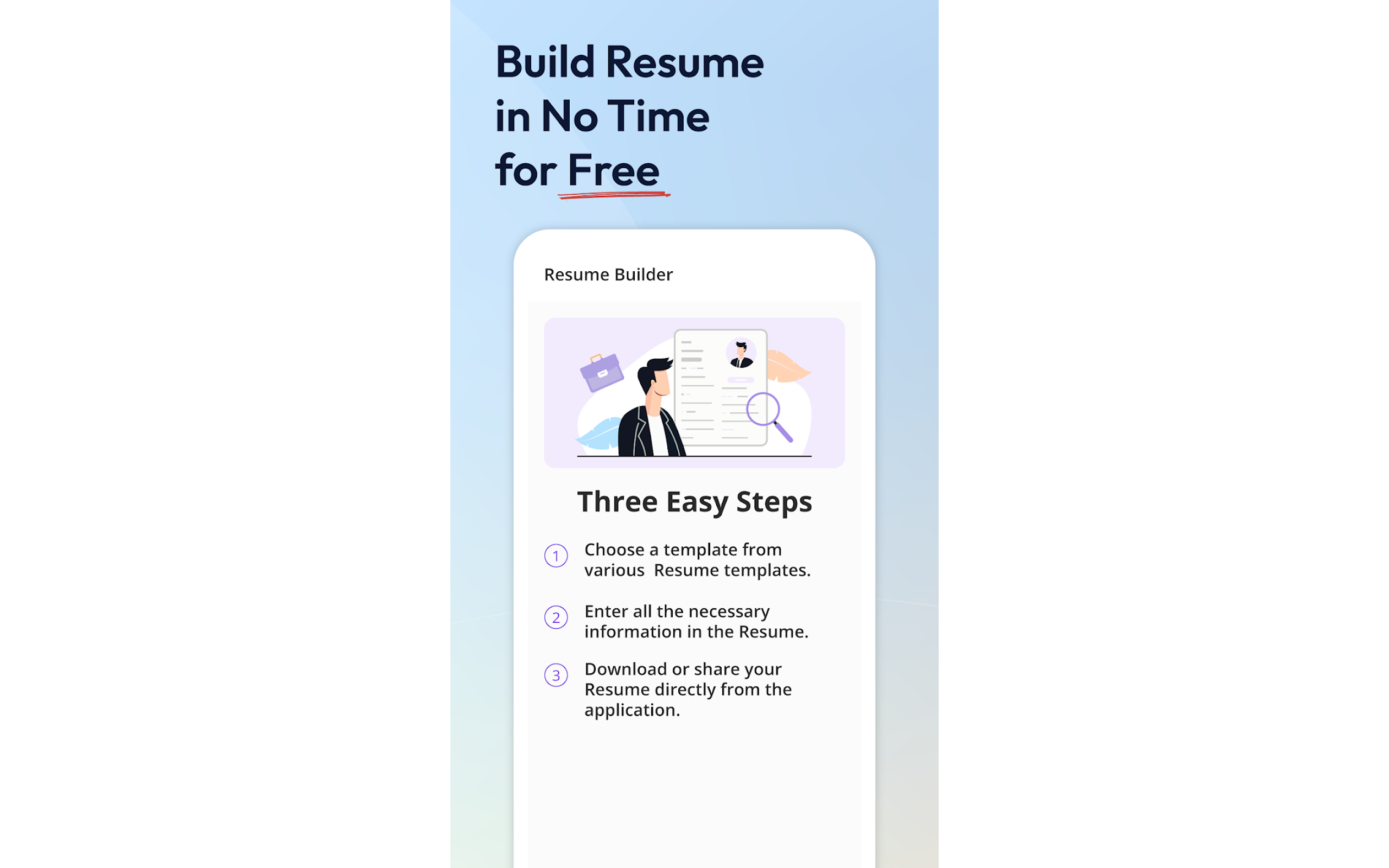 My Resume Builder CV maker AppCreate resume on Mobile for f - Goa - Mormugao ID1540352