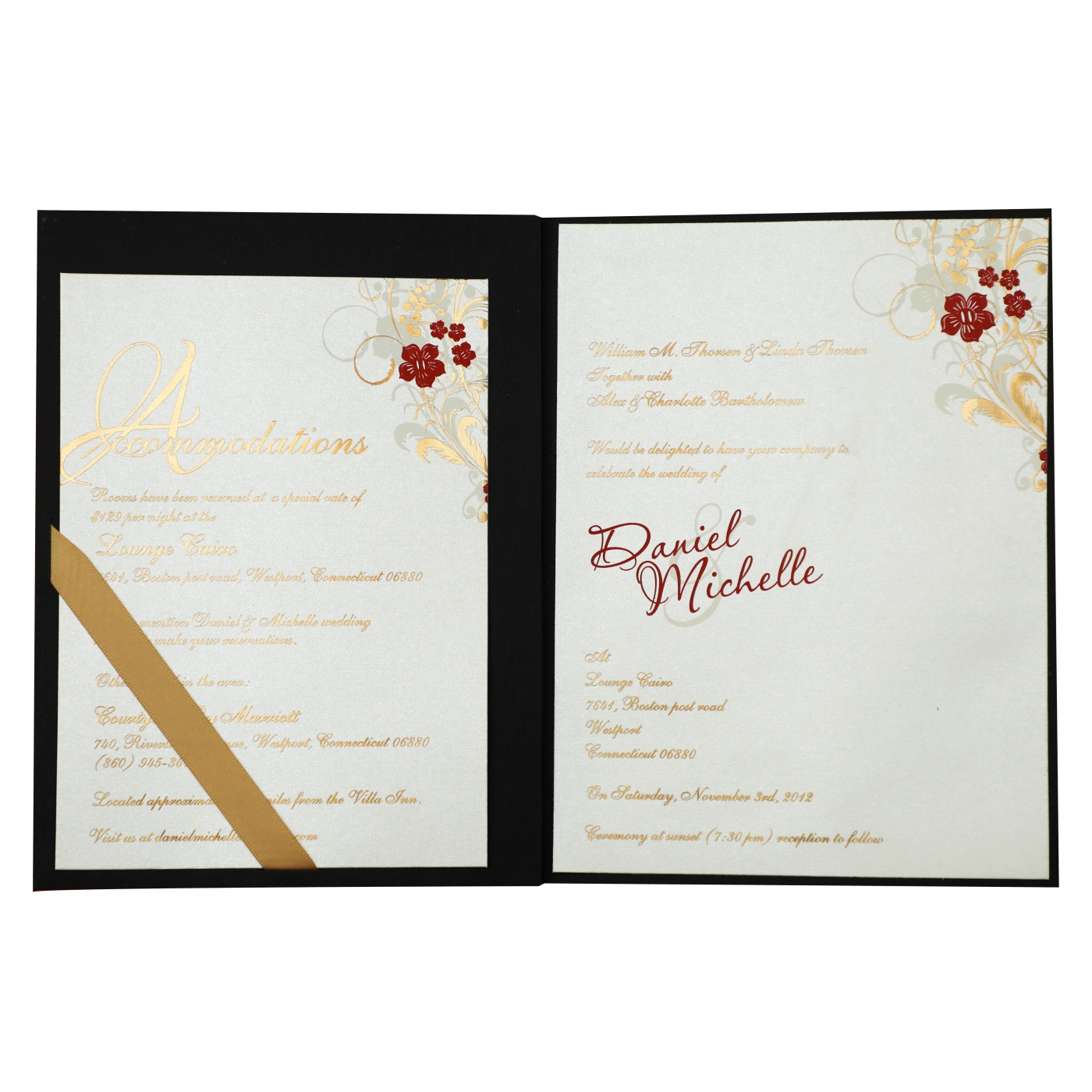 Floral Wedding Invitations  Charming Flower Designs - Colorado - Denver ID1608025 3