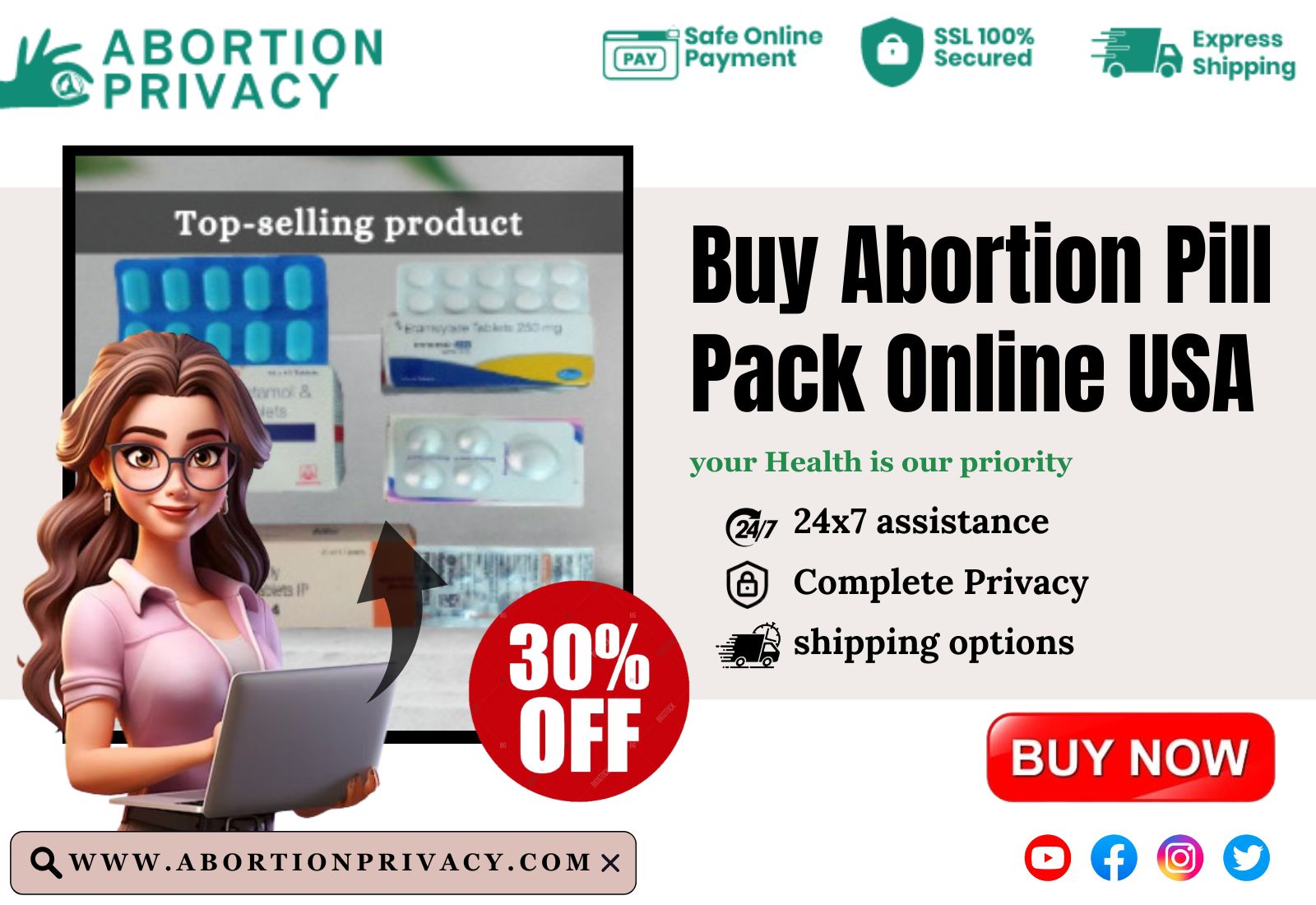 Buy Abortion Pill Pack Online USA  Easy  Safe Pregnancy Te - California - Los Angeles ID1588357