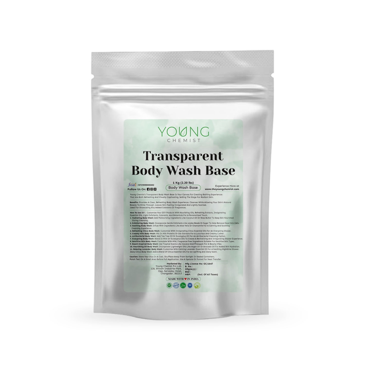 Transparent Bodywash Base Sulphate  Paraben Free - Himachal Pradesh - Shimla ID1587758