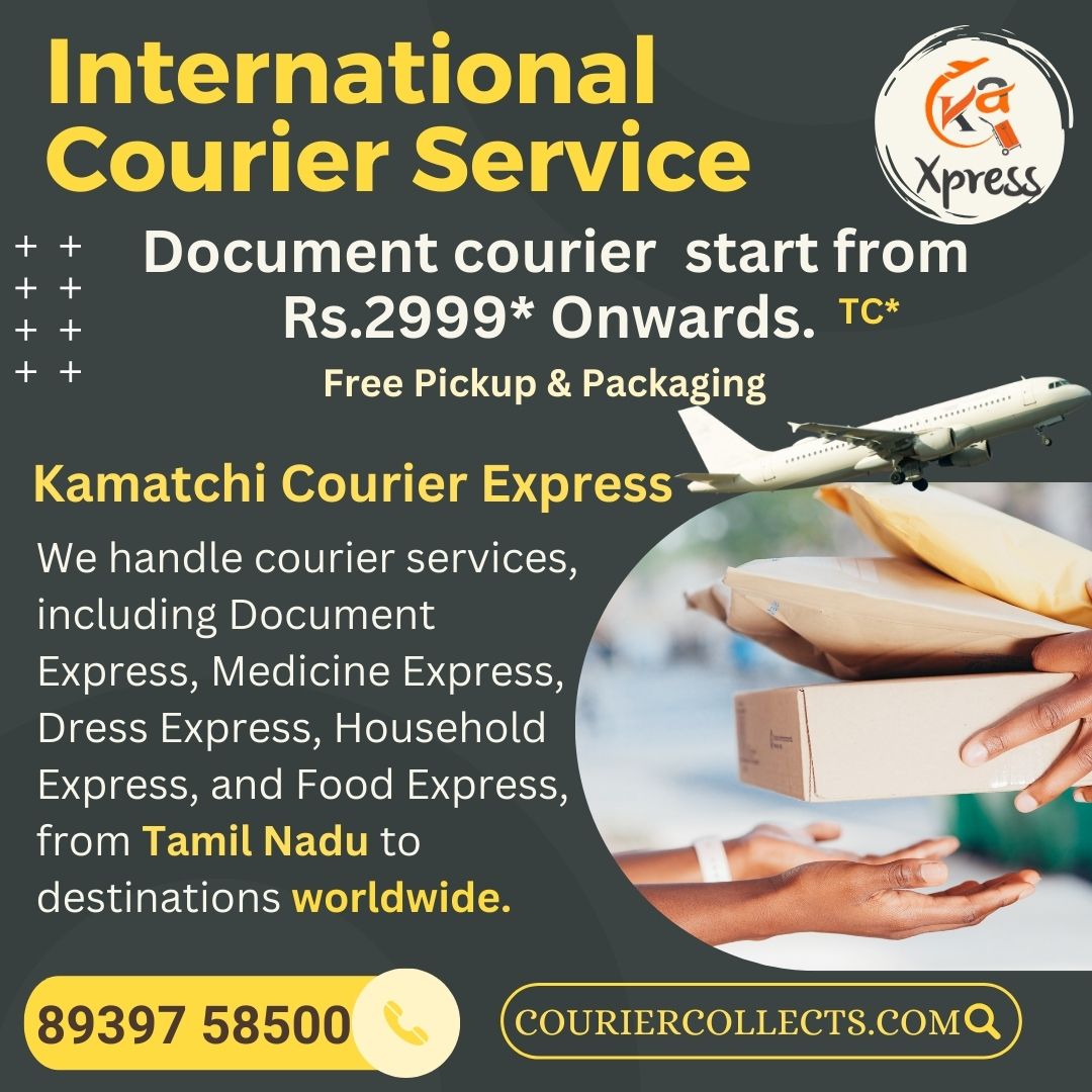 INTERNATIONAL COURIER SERVICES IN GUDUVANCHERI 8939758500 - Tamil Nadu - Chennai ID1555376
