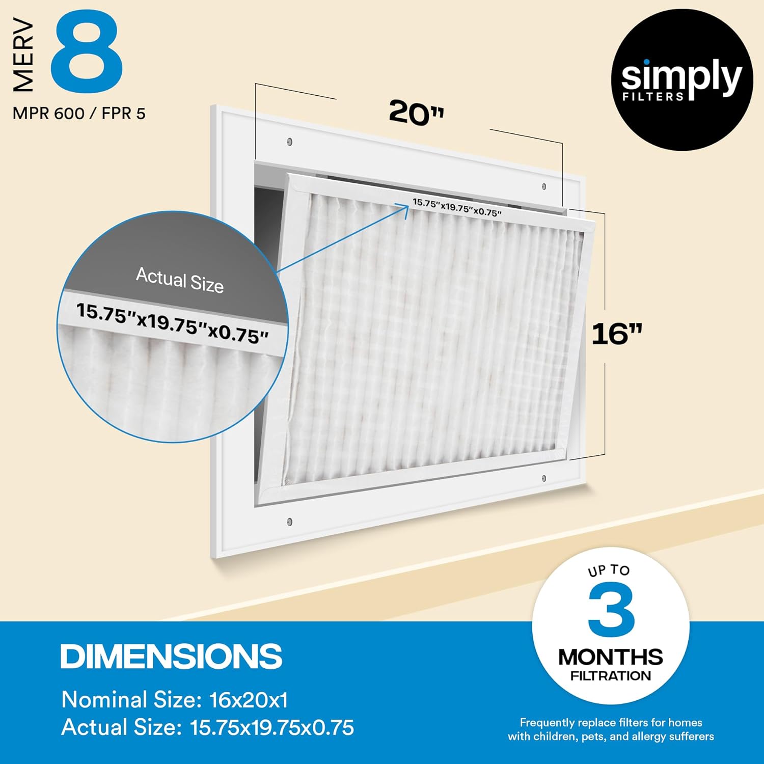 Simply 16x20x1 Air Filter Review - New York - New York ID1596868 2