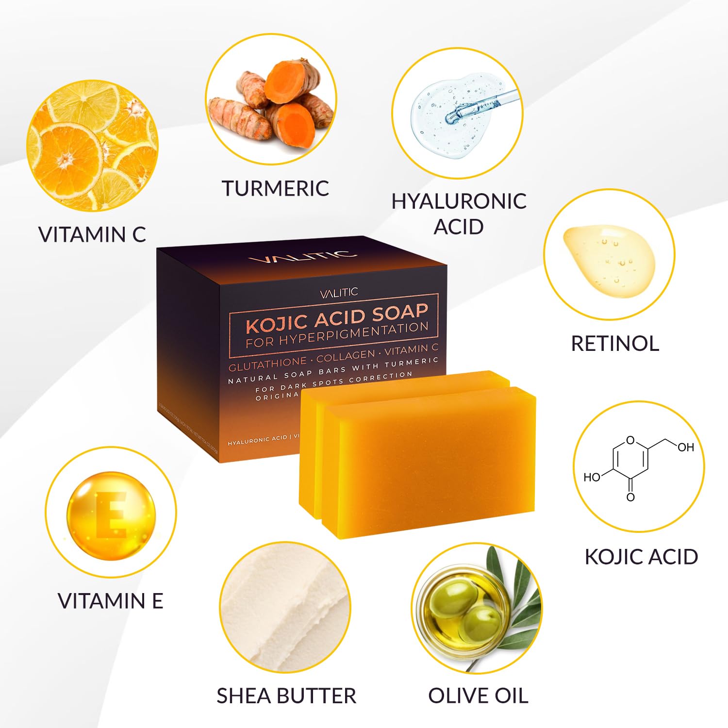 VALITIC Kojic Acid Soap for Hyperpigmentation  - New York - Albany ID1595969 3