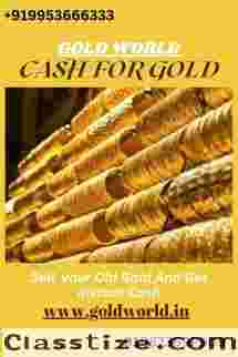  We the GOLDWORLD pay you instant cash for your old gold and highest in DELHI NCR.