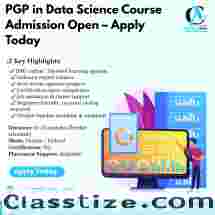 PGP in Data Science Course Admission Open – Apply Today