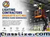 Lighting Contractors in Charlotte NC and Ft Mill SC Improve Older Warehouses