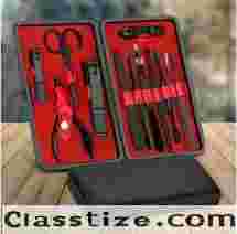 12 Pieces Manicure Pedicure Nail Care Set Cutter Clippers Tool Kit For Women Men