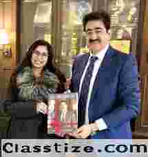 Antara Rakesh Tallam Visits Marwah Studios to Promote Women’s Empowerment