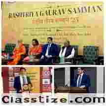 Dr. Sandeep Marwah Honored with Rashtriya Gaurav Award at Constitution Club, New Delhi 