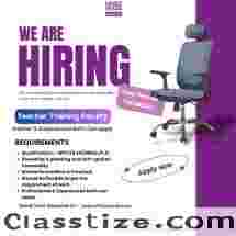 WE ARE HIRING - Teacher Training Faculty 