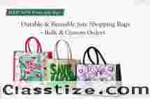 Durable & Reusable Jute Shopping Bags