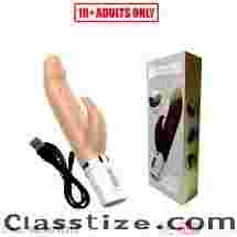 JRL Auto Heating & Thrusting & Rotating Dildo Rabbit Vibrator | Soft Silicone | Call 9836351212