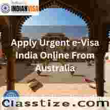 Apply Urgent e-Visa India Online From Australia