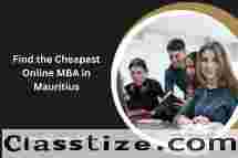 Find the Cheapest Online MBA in Mauritius