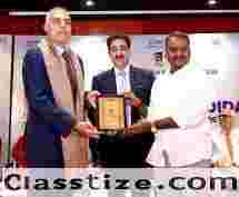 Palestinian Ambassador Presented with Festival Memento by Dr. L. Murugan at 19th Global Film Festival Noida