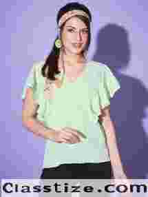Flutter Sleeve Top