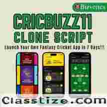 Own a Fantasy Cricket Platform Like Cricbuzz11 with Our Ready-Made Clone Script!