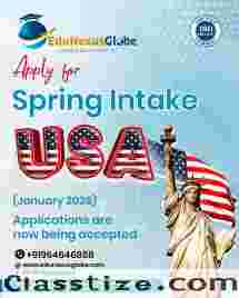 Apply Now for USA Spring Intake 2026 with EduNexus Globe