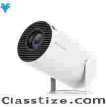 HY300 Pro+ Mini Projector 4K Built-in Speaker 1280*720P Android 11 290Ansi Wifi6 BT5.4 Outdoor Projector Portable 4K