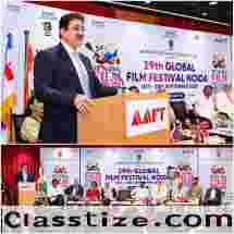 Dr. Sandeep Marwah Highlights Four Decades of Building North India’s Creative Ecosystem at 19th Global Film Festival Noida