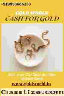 If you want instant cash for your old gold than sell your gold to the GOLDWORLD.