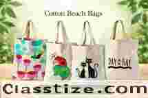 Eco Friendly Cotton Beach Bags for Travel and Summer Use