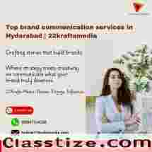 Top brand communication services in Hyderabad| 22kraftsmedia