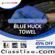 Unlock Savings: Up to 45% OFF Blue Huck Towels!