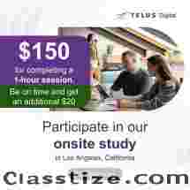 Quick Gig – Get Paid $150 for a 1-Hour Study in Glendale!   