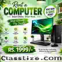 Computer On Rent Start At Rs.1999/-  Only In Mumbai