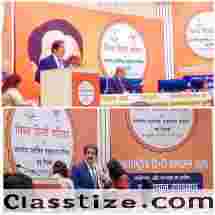Dr. Sandeep Marwah Honoured for Promoting Hindi Worldwide-Speaks on Deendayal Upadhyaya’s Ideology at Vigyan Bhawan