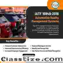IATF 16949 Certification for Automotive in Pune