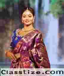 Get the Best Swarnachari Silk Sarees of Bishnupur - Eco Threads Global