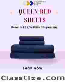 Buy Queen Bed Sheets Online in USA for Better Sleep Quality
