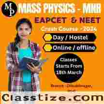  EAPCET & NEET Crash Course 2024, Offline/Online Classses by MassPhysics M